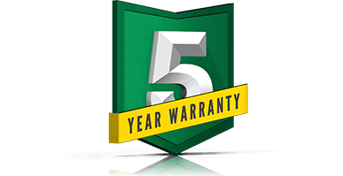 5 Year Warranty